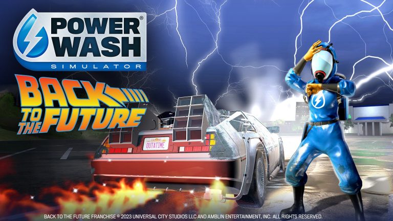 Annonce du DLC PowerWash Simulator « Pack spécial Retour vers le futur »    
