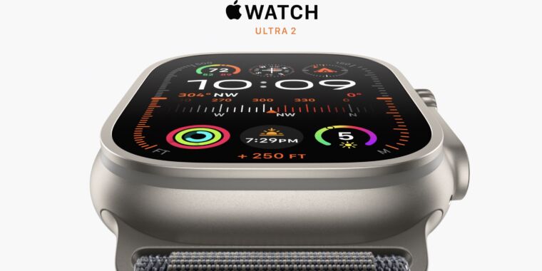 Apple annonce l’Apple Watch Ultra 2, avec un écran flamboyant de 3 000 nits