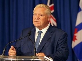 Le premier ministre de l'Ontario, Doug Ford.