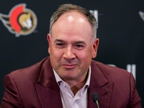 Pierre Dorion, directeur général des Sénateurs d'Ottawa