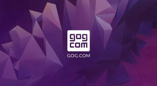 The GOG.com logo on a purple background.