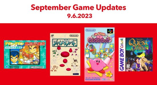 Game Boy, SNES et NES – Nintendo Switch Online ajoute Kirby's Star Stacker, Quest for Camelot, Downtown Nekketsu March et Joy Mech Fight