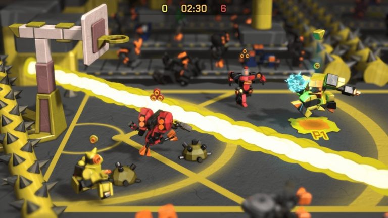 Gameplay de RoboDunk
