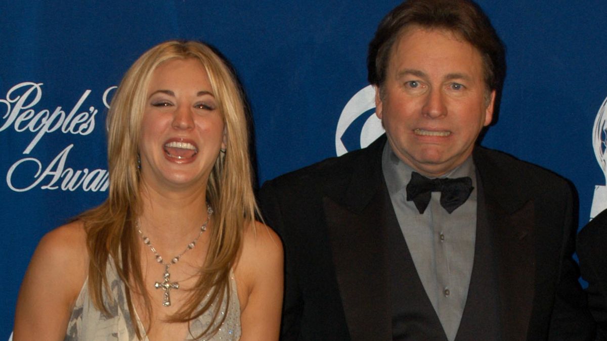 Kaley Cuoco and John Ritter pictured at the The 29th Annual People