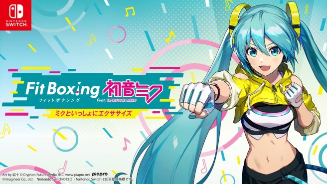 Exploit de boxe fitness.  Hatsune Miku : exercice Isshoni