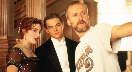 James Cameron directing Titanic