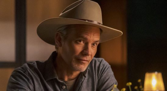 Raylan Givens in cowboy hat in Justified: City Primeval