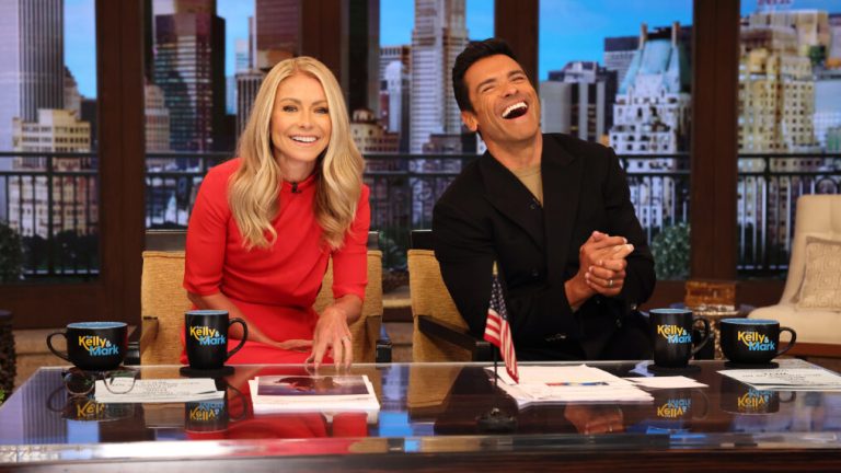 Kelly Ripa and Mark Consuelos co-host 