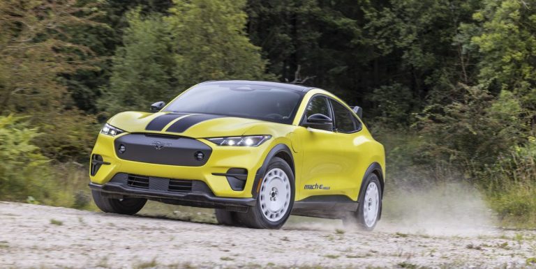 La Ford Mustang Mach-E Rally 2024 reflète l’esprit de la Focus RS