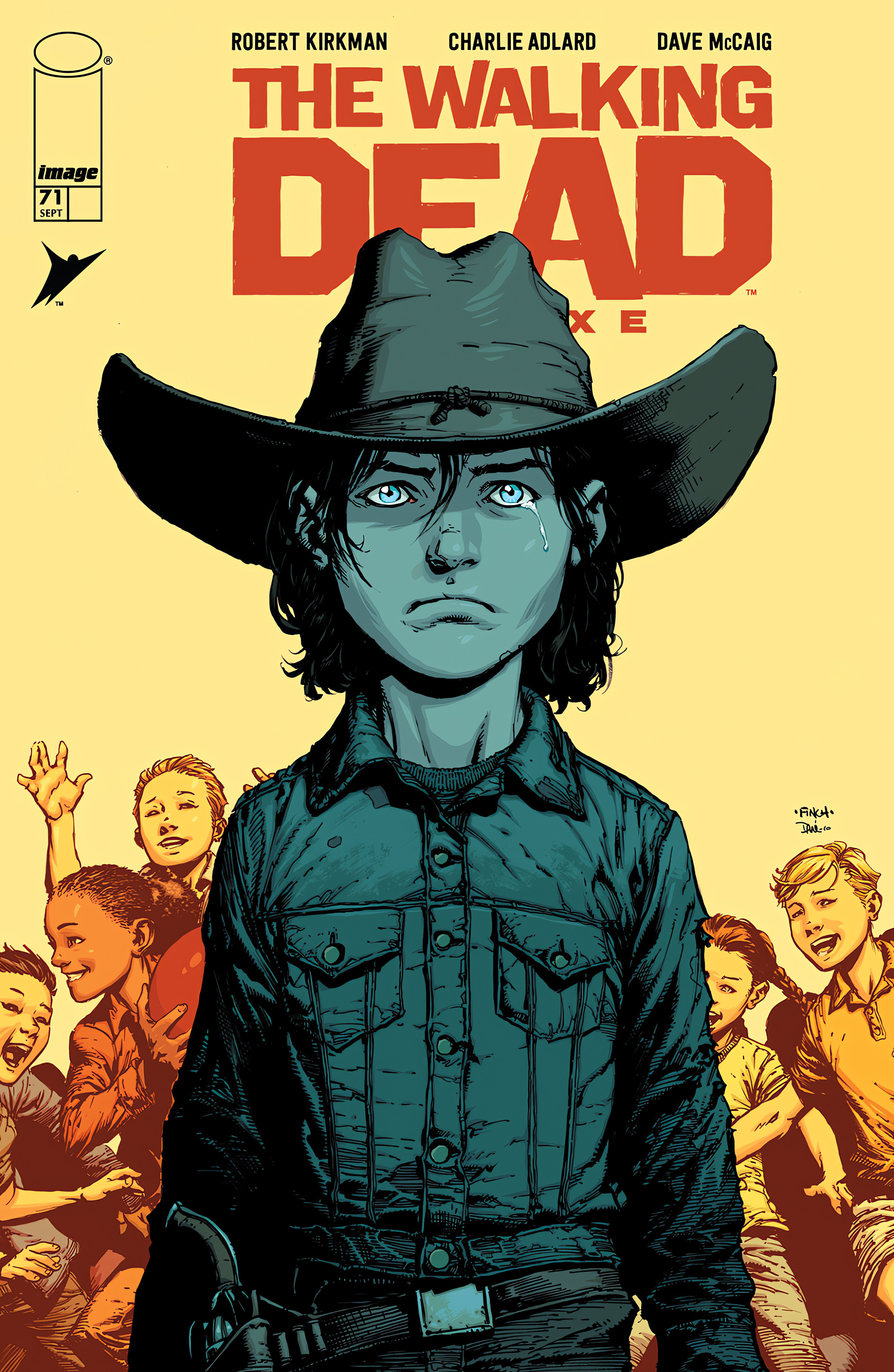 La couverture de The Walking Dead Deluxe #71