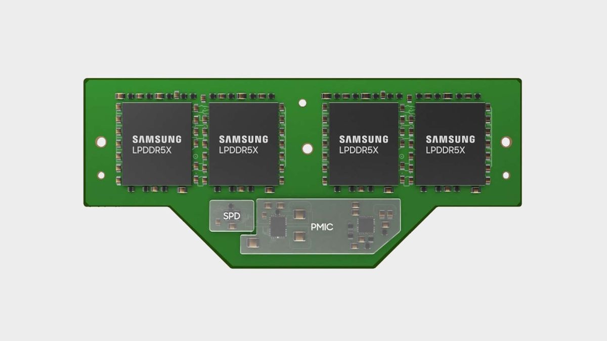 Samsung LPCAMM module render