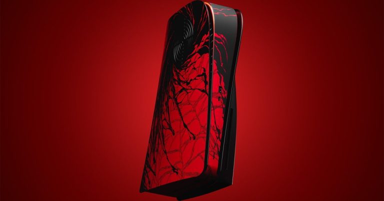 La société de plaques personnalisées PS5 publie sa propre version du design Spider-Man
