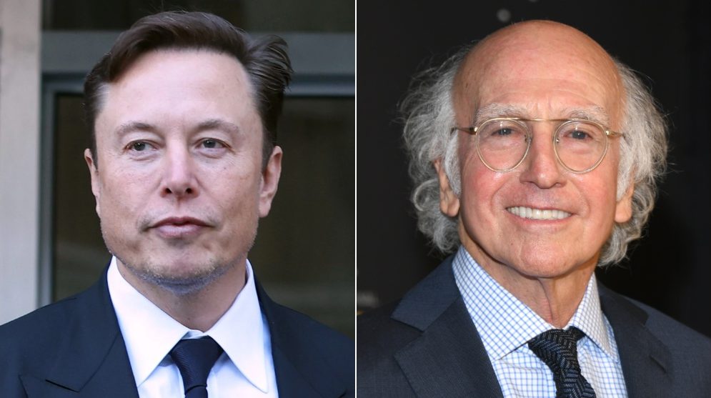 Elon Musk, Larry David