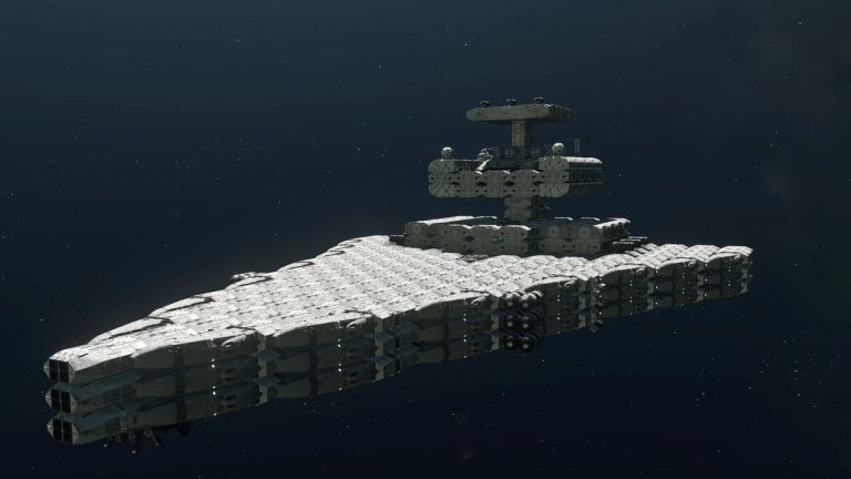 Le capitaine du vaisseau Starfield construit un destroyer impérial Star Wars si épique qu’il est en retard sur le jeu et nécessite un guide pratique de 21 pages.