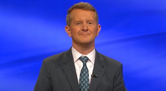 Ken Jennings smiling in Jeopardy