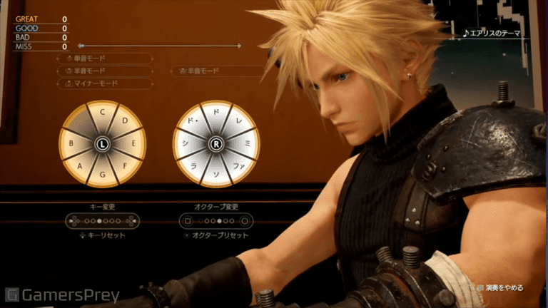 Le gameplay de Final Fantasy 7 Rebirth du TGS 2023 comprend des prairies, un jeu de piano et des activités secondaires