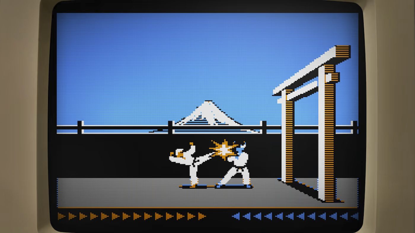 Le gameplay de la création de Karateka
