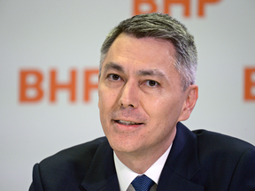 Mike Henry, directeur général du groupe BHP