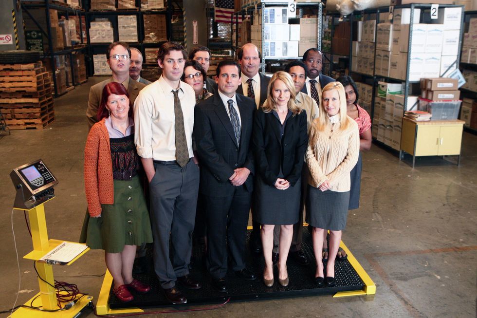 le bureau nous, Steve Carell, photo de groupe