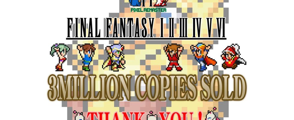 Les ventes de la série Final Fantasy Pixel Remaster dépassent les trois millions