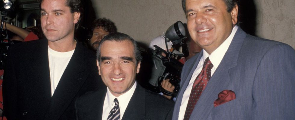 Ray Liotta, Martin Scorsese and Paul Sorvino during “Goodfellas” New York City Premiere at Museum of Modern Art in New York City, New York, United States