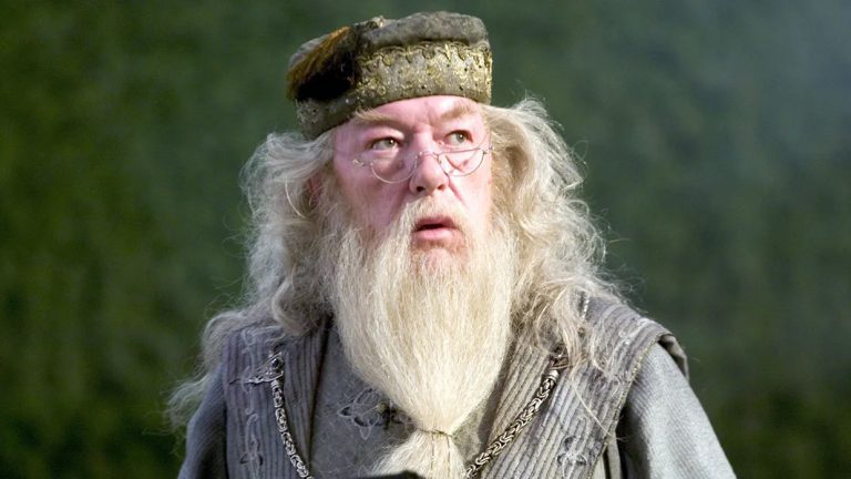 Michael Gambon as Dumbledore in Harry Potter