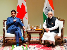 Justin Trudeau et Narendra Modi