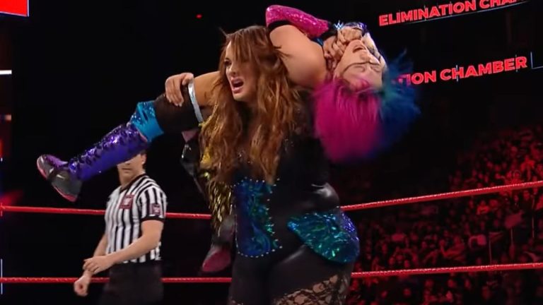 Nia Jax and Asuka in WWE