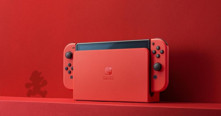 Nintendo annonce un coloris sur le thème de Mario pour Switch