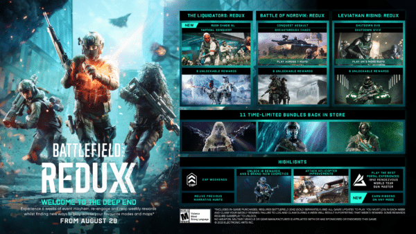 Nouvelles missions hebdomadaires de Battlefield 2042 et packs de magasin pour la semaine 3 de Redux répertoriés (12 septembre)