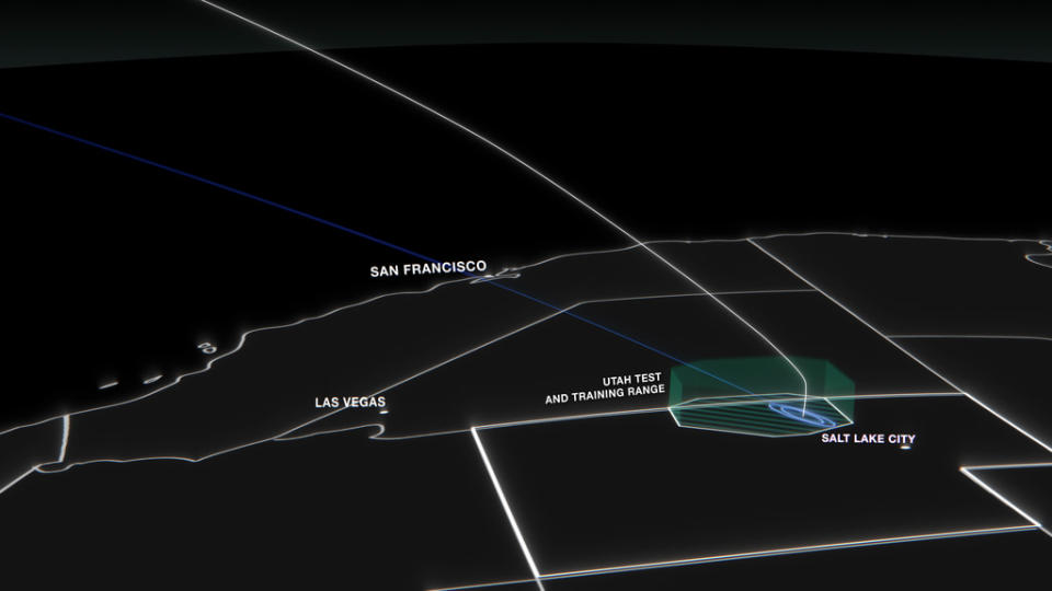 Une capsule de la NASA atterrit