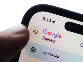 La page d'accueil de Google Actualités