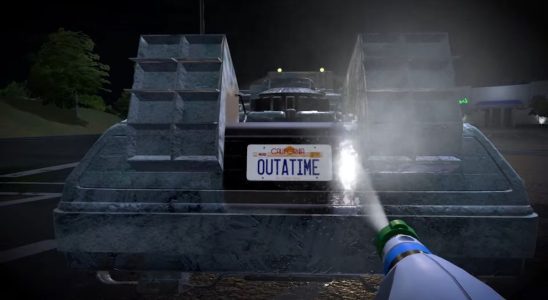 PowerWash Simulator retourne vers le futur dans son dernier crossover étrange