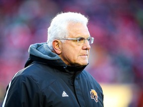 Wally Buono, ancien entraîneur des Lions de la Colombie-Britannique.