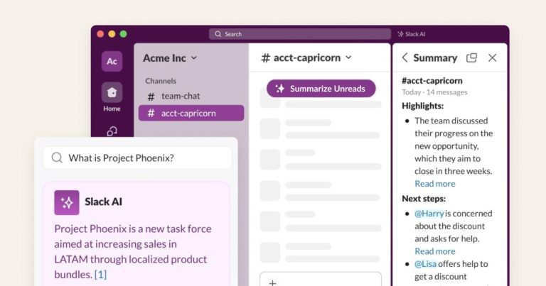 « Slack AI » résumera votre conversation professionnelle à partir de cet hiver