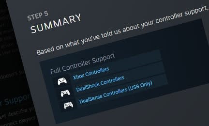 Image de Valve montrant une fonctionnalité à venir dans la vitrine Steam.  Ça dit, 