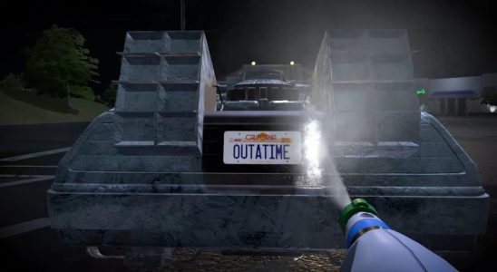 Super Scott!  PowerWash Simulator annonce le DLC Retour vers le futur