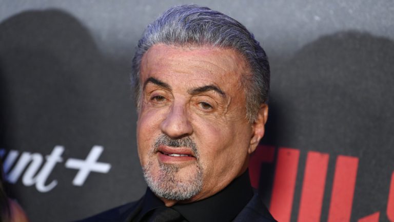 Sylvester Stallone at the premiere of "Tulsa King" held at Regal Union Square on November 9, 2022 in New York City.