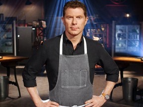 Le chef Bobby Flay anime « Bobby's Triple Threat ».