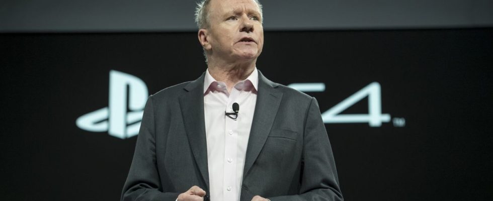 Jim Ryan, president and chief executive officer of Sony Interactive Entertainment Inc., speaks during a press event at CES 2020 in Las Vegas, Nevada, U.S., on Monday, Jan. 6, 2020