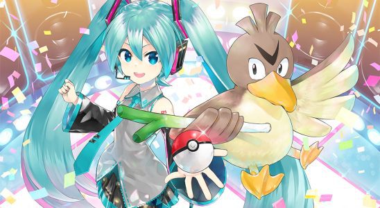 A music and art collabration between Pokemon and Hatsune Miku has started