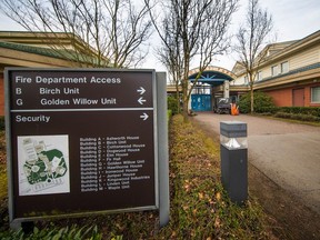 Le bâtiment de l’hôpital psychiatrique médico-légal de Coquitlam.