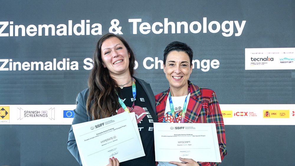 Zinemaldia Startup Challenge winners