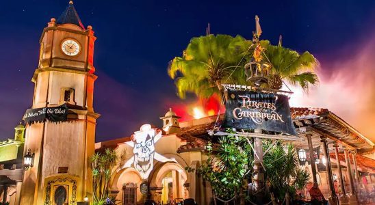 Pirates of the Caribbean building at Walt Disney World