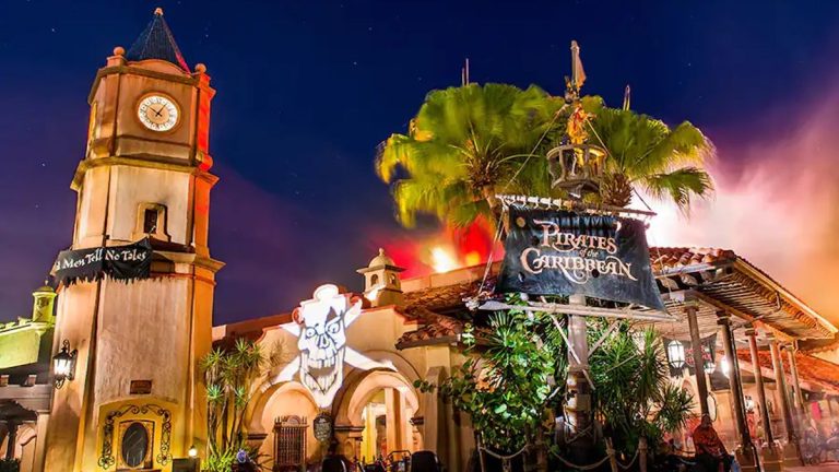 Pirates of the Caribbean building at Walt Disney World