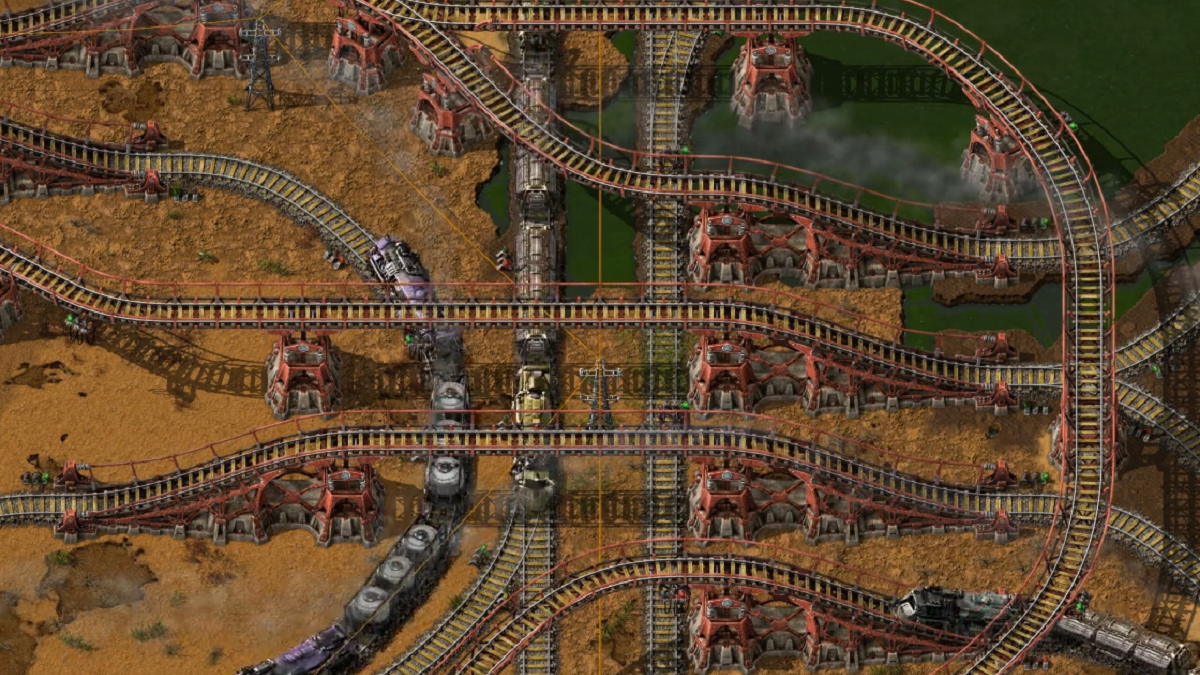 Factorio: Space Age rail updates