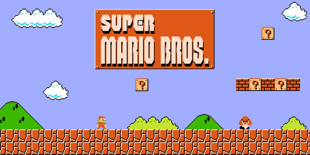 en-tête de Super Mario Bros