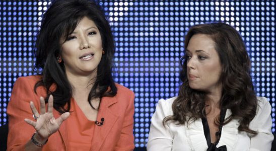 Julie Chen Moonves and Leah Reimini