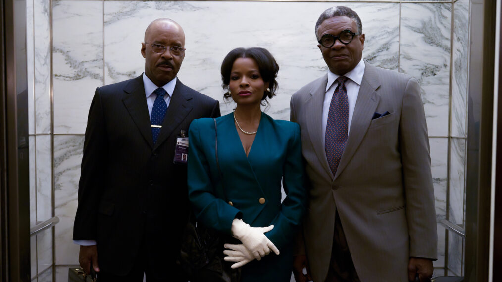 Courtney B. Vance, Keesha Sharp et Keith David dans « Heist 88 » de Paramount+