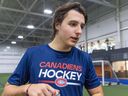 Les Canadiens ont sélectionné le défenseur David Reinbacher au premier tour (cinquième au total) du repêchage de la LNH de cette année.